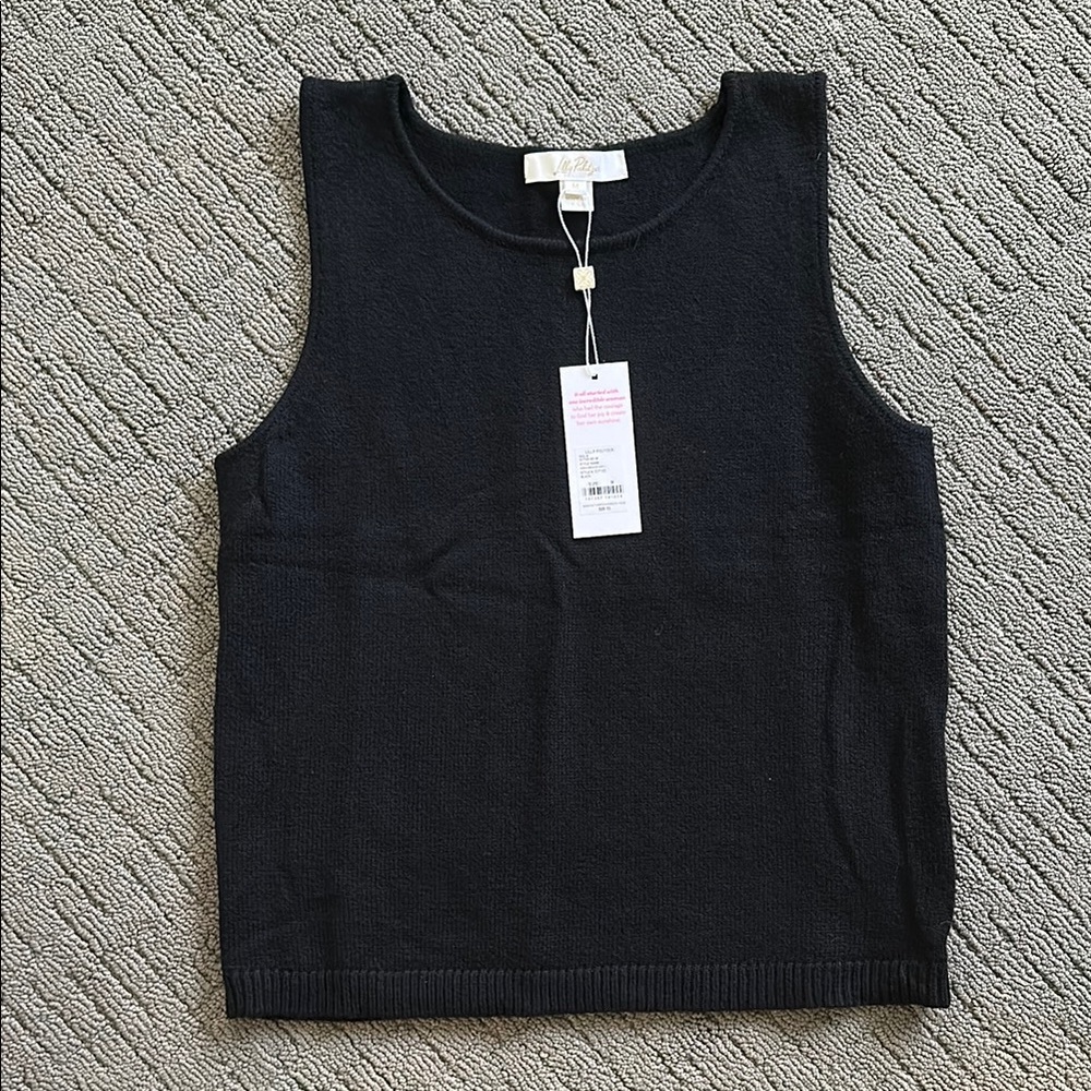 Lilly Pulitzer Black Sweater Shell